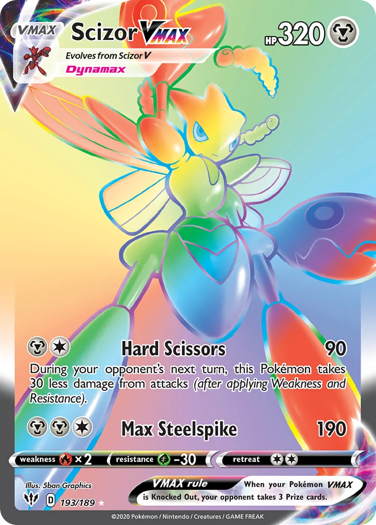 Scizor VMAX · Darkness Ablaze