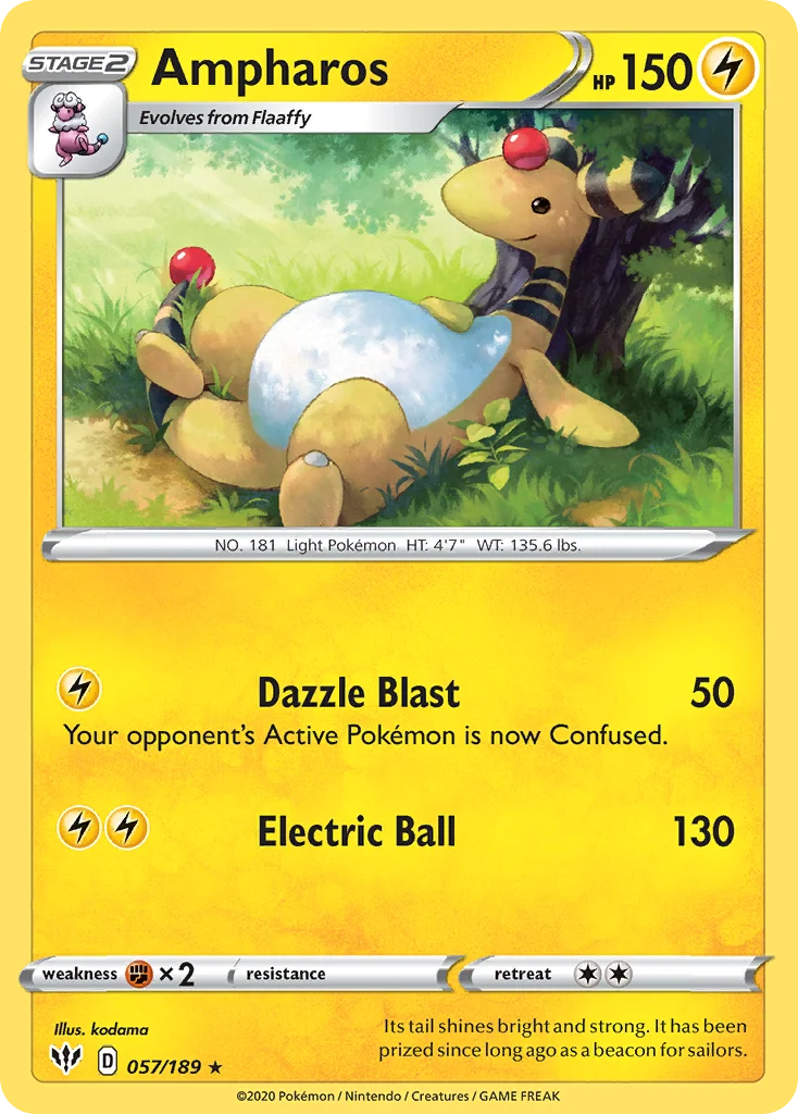 Ampharos · Escuridão Incandescente