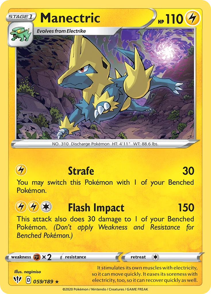 Manectric · Escuridão Incandescente