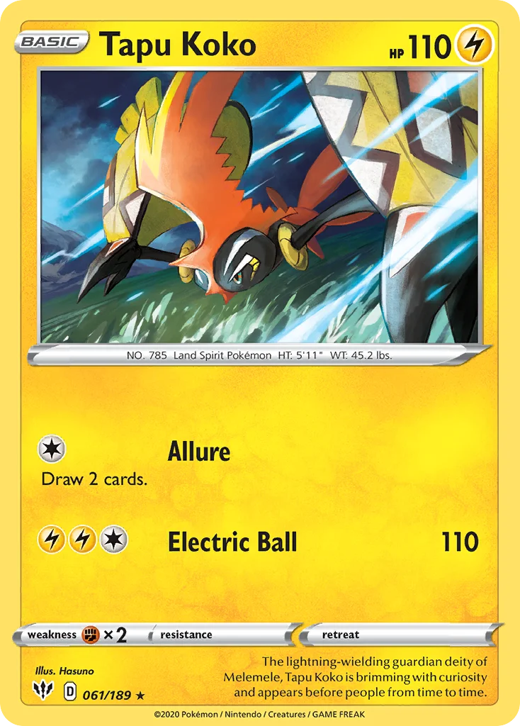 Tapu Koko · Darkness Ablaze