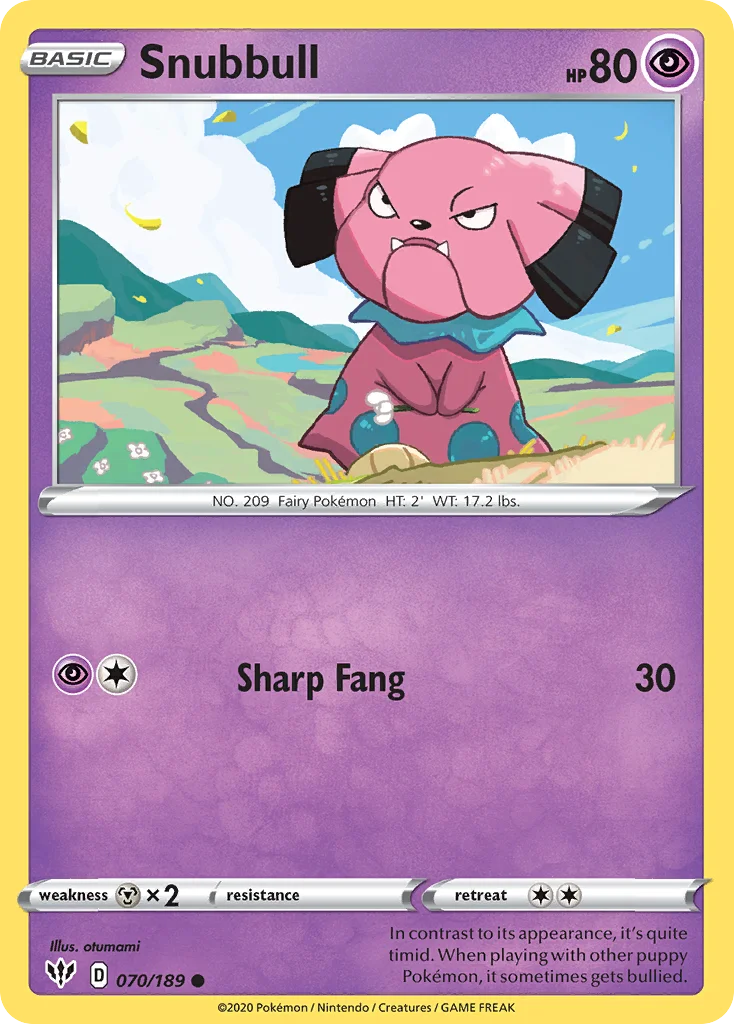 Snubbull · Darkness Ablaze