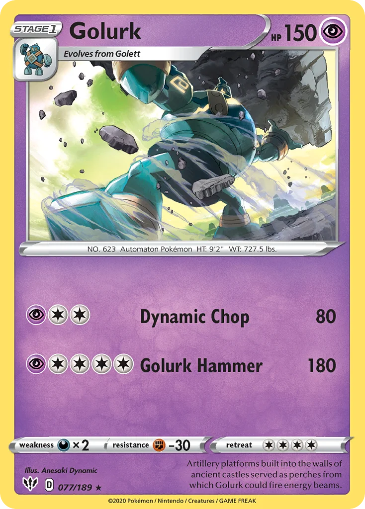 Golurk · Darkness Ablaze