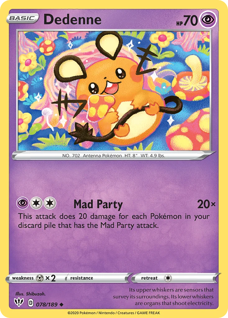 Dedenne · Darkness Ablaze