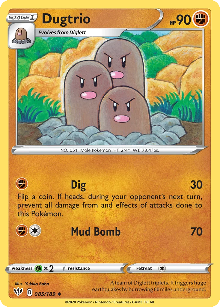 Dugtrio · Escuridão Incandescente