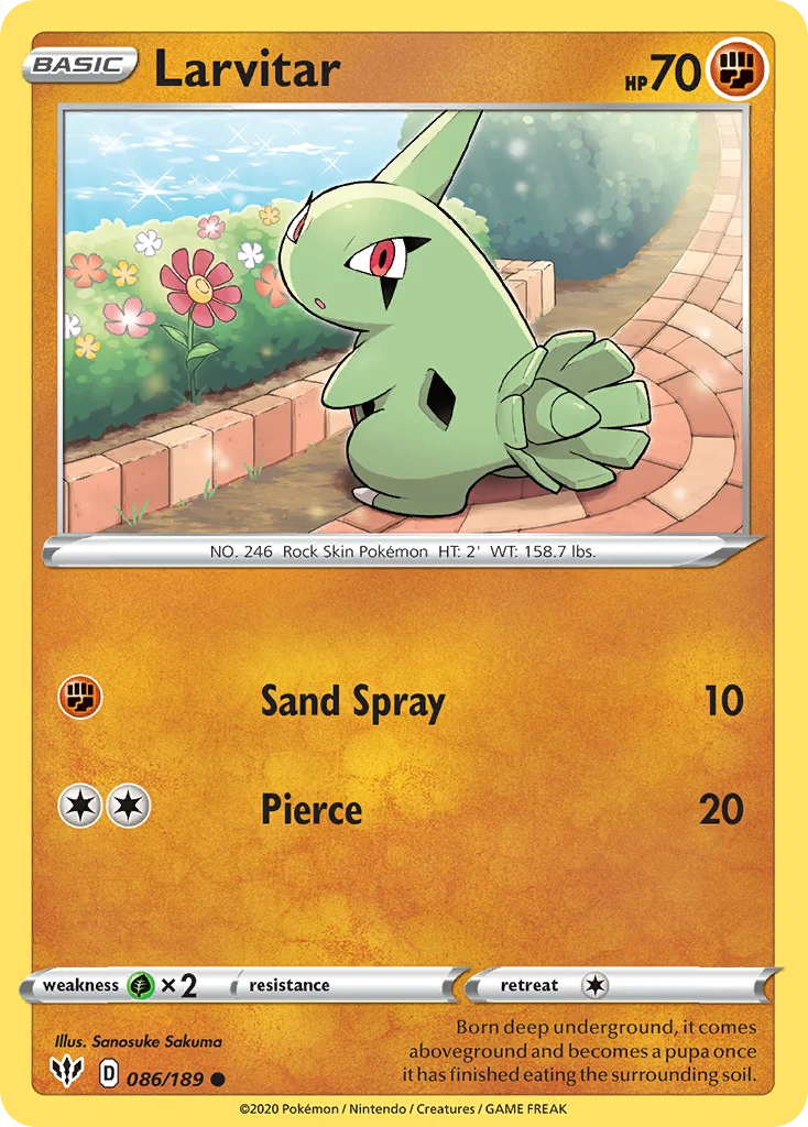 Larvitar · Darkness Ablaze