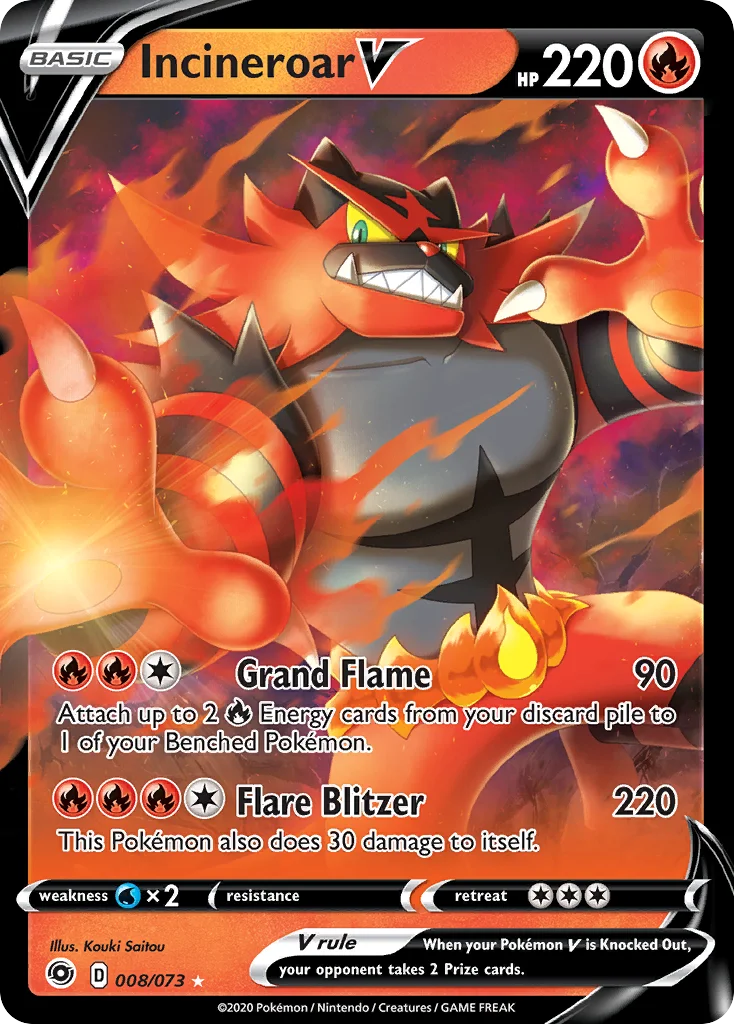 Incineroar V · Champion's Path