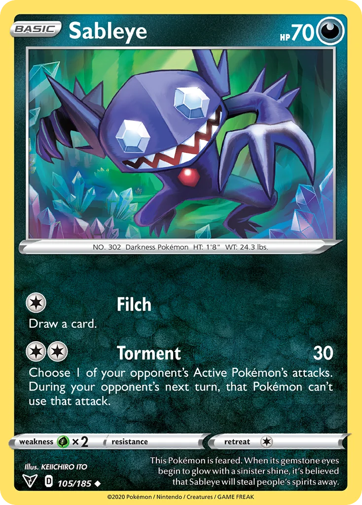 Sableye · Voltagem Vívida
