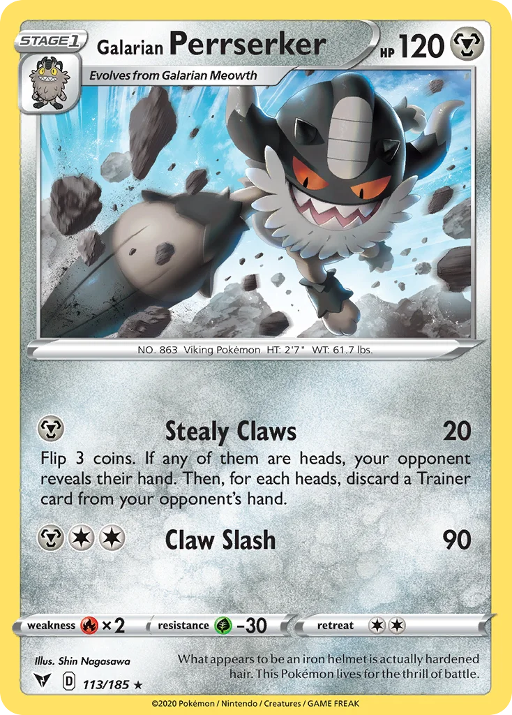 Perrserker de Galar · Voltagem Vívida
