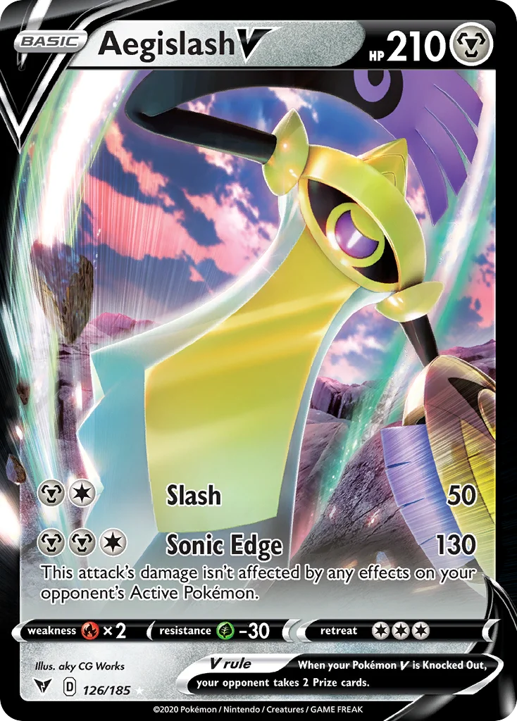 Aegislash V · Voltagem Vívida