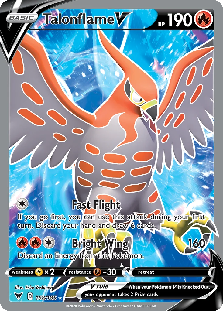 Talonflame V · Voltagem Vívida