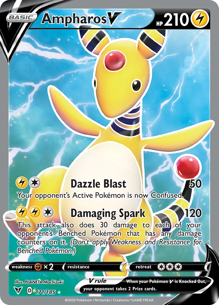 Ampharos V · Voltagem Vívida