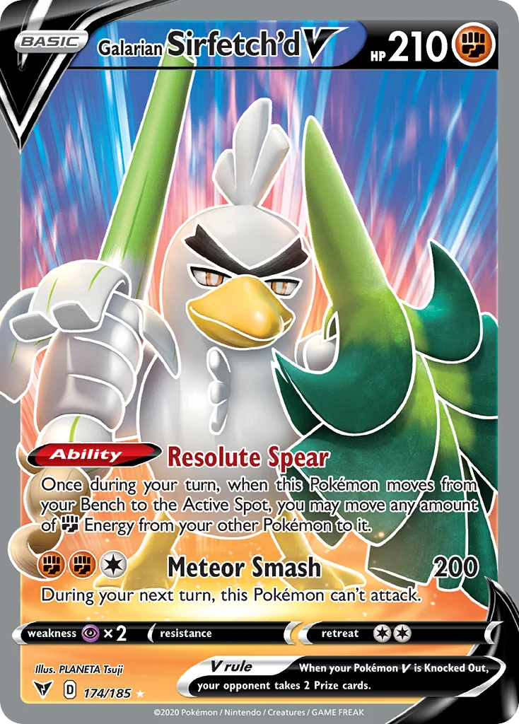 Galarian Sirfetch'd V · Vivid Voltage