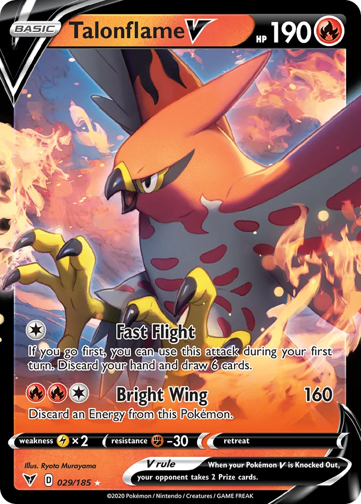 Talonflame V · Voltagem Vívida