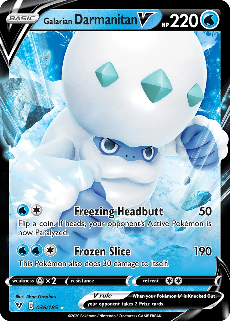 Galarian Darmanitan V · Vivid Voltage
