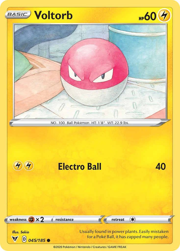 Voltorb · Voltagem Vívida
