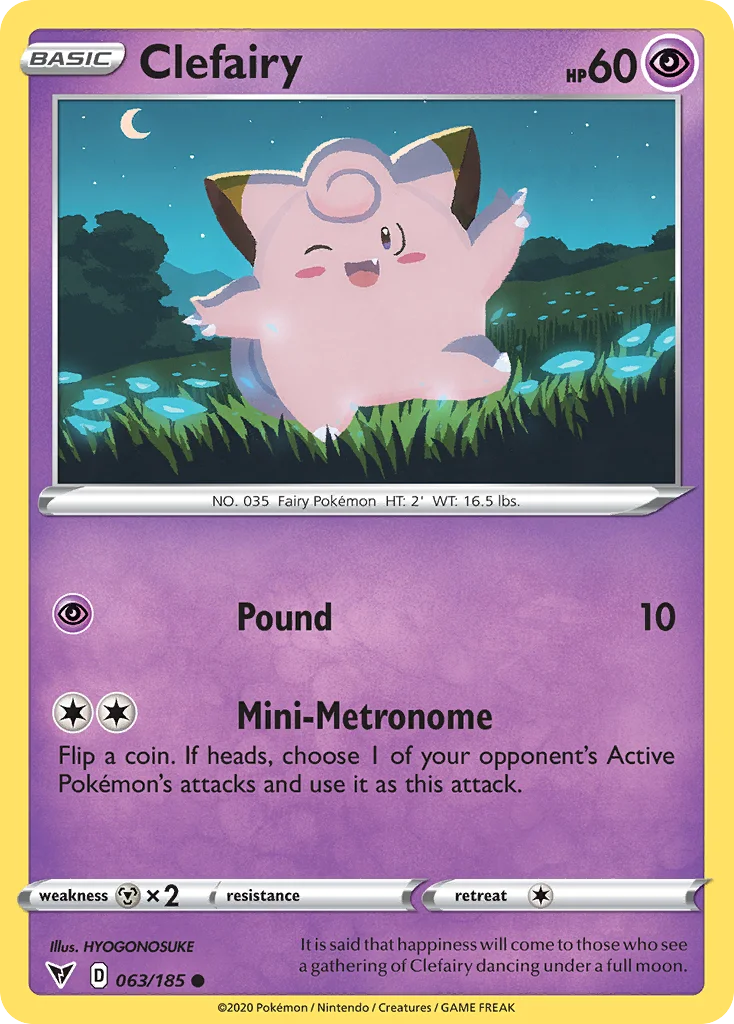 Clefairy · Voltagem Vívida