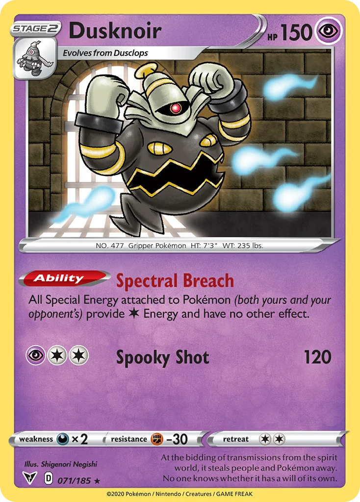 Dusknoir · Vivid Voltage