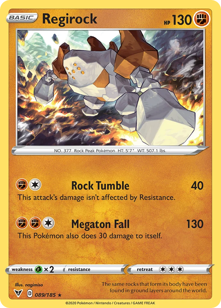 Regirock · Voltagem Vívida
