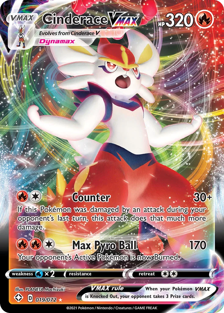 Cinderace VMAX · Shining Fates