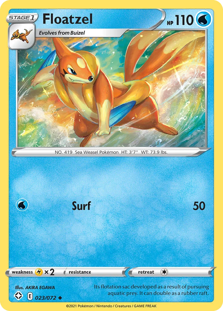 Floatzel · Shining Fates