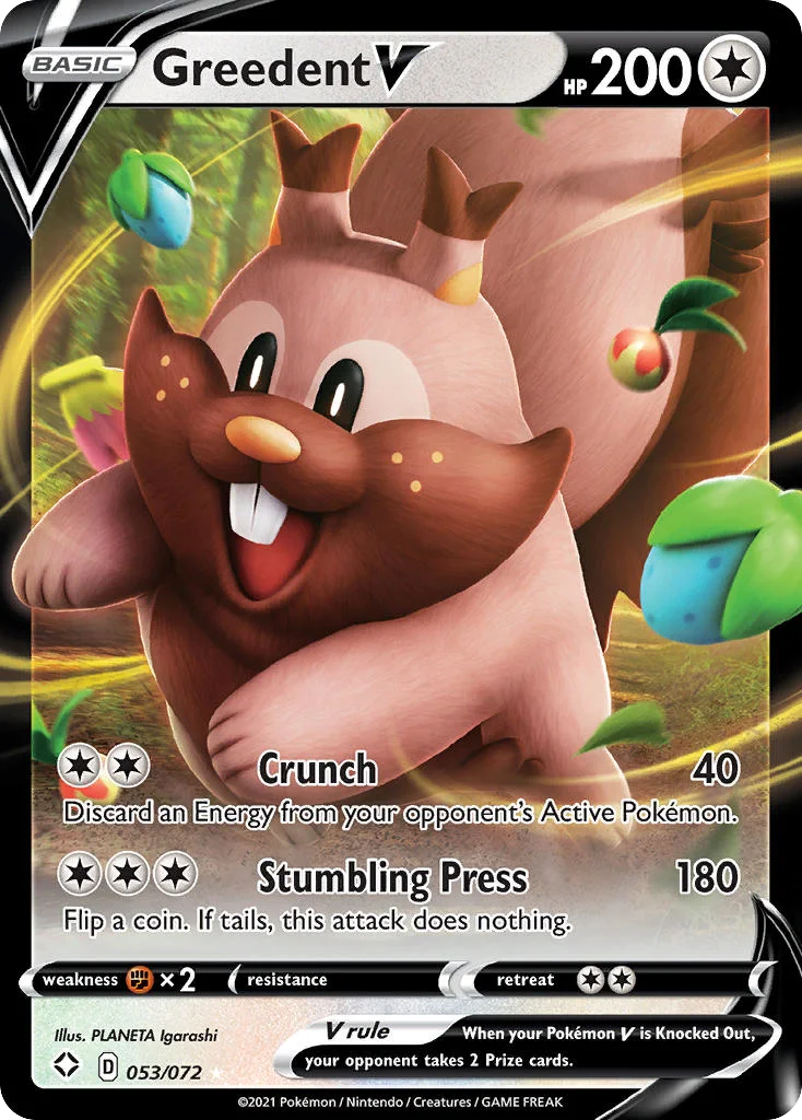 Greedent V · Shining Fates