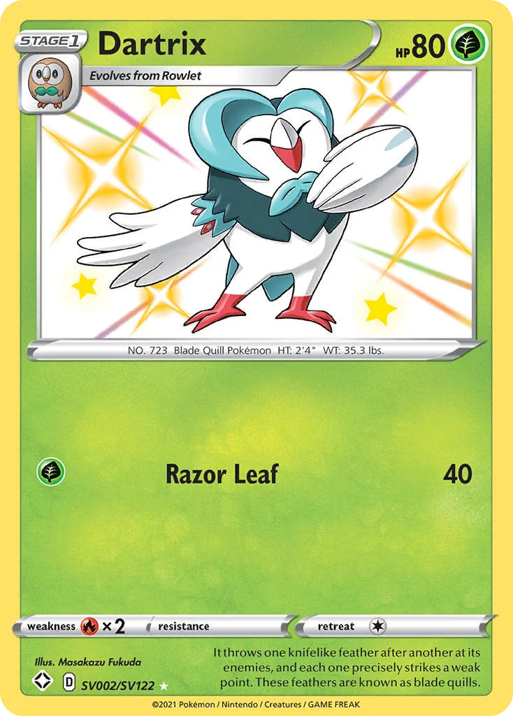 Dartrix · Shining Fates Shiny Vault