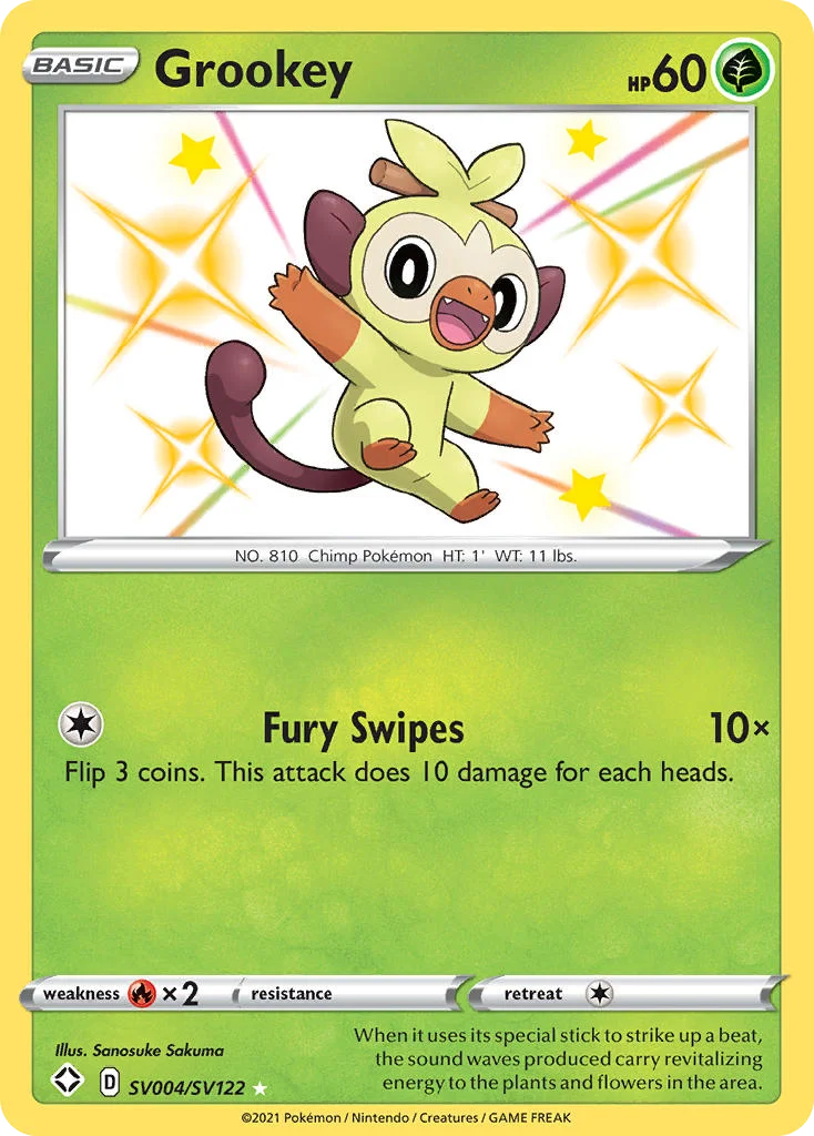 Grookey · Shining Fates Shiny Vault