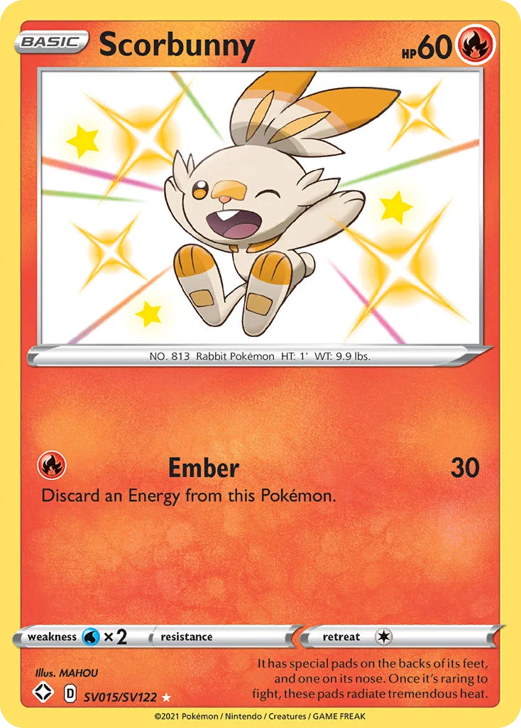 Scorbunny · Shining Fates Shiny Vault