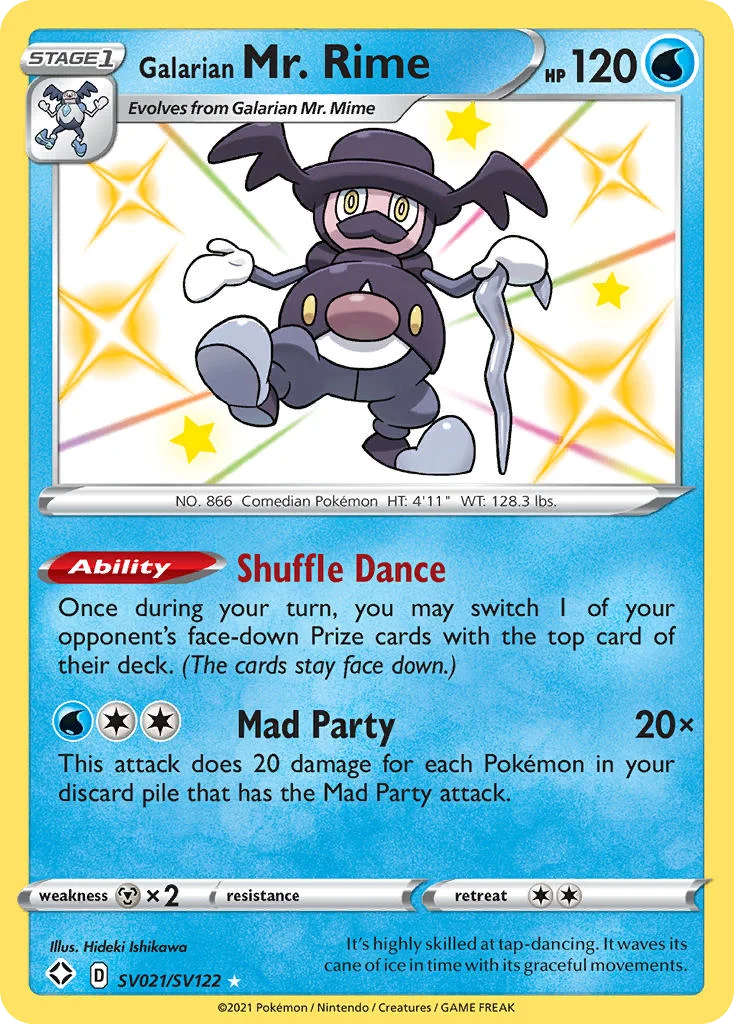 Galarian Mr. Rime · Shining Fates Shiny Vault