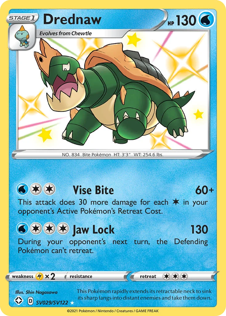 Drednaw · Shining Fates Shiny Vault