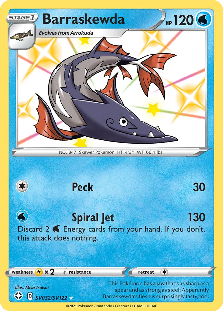 Barraskewda · Shining Fates Shiny Vault