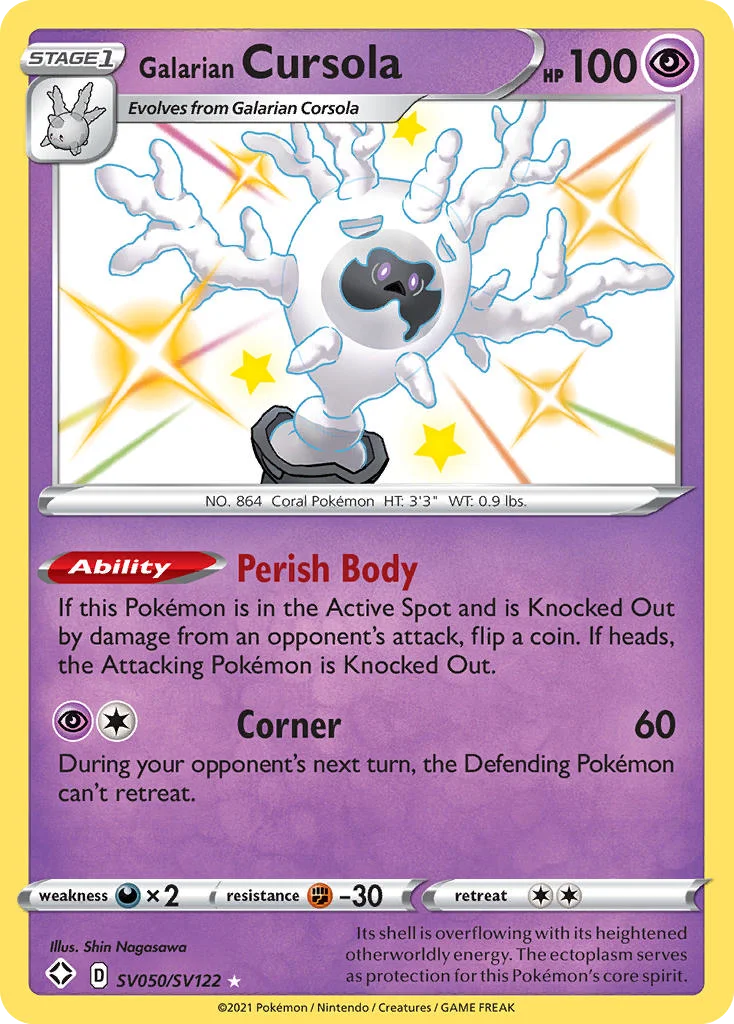Galarian Cursola · Shining Fates Shiny Vault