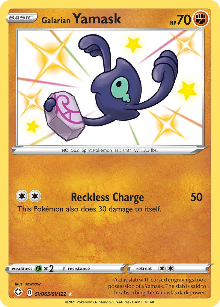 Galarian Yamask · Shining Fates Shiny Vault