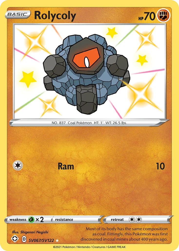 Rolycoly · Shining Fates Shiny Vault