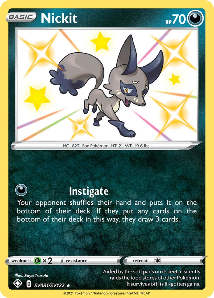 Nickit · Shining Fates Shiny Vault