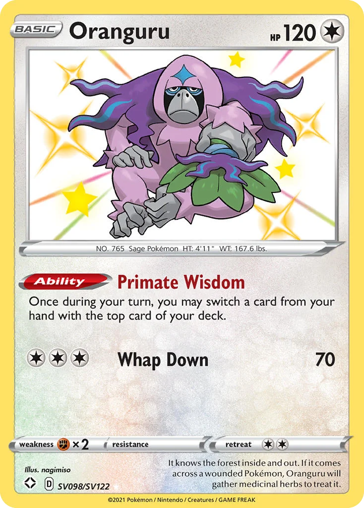 Oranguru · Shining Fates Shiny Vault