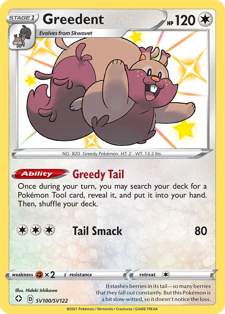 Greedent · Shining Fates Shiny Vault