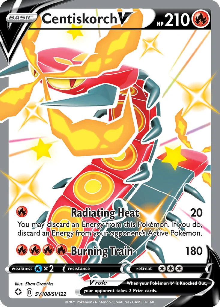 Centiskorch V · Shining Fates Shiny Vault