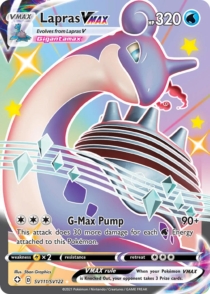 Lapras VMAX · Shining Fates Shiny Vault