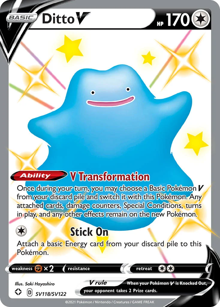Ditto V · Shining Fates Shiny Vault