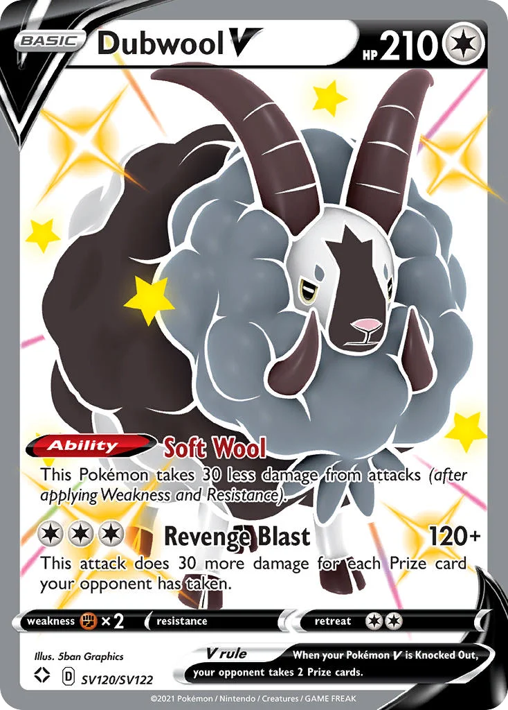 Dubwool V · Shining Fates Shiny Vault