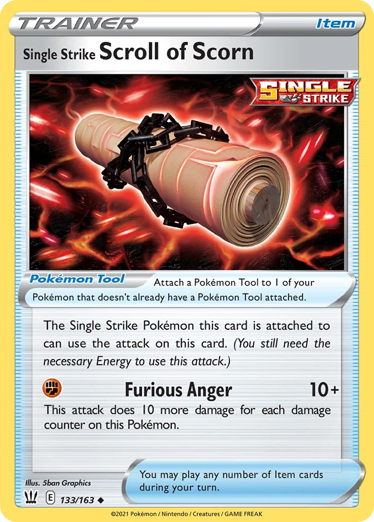 Single Strike Scroll of Scorn · Battle Styles