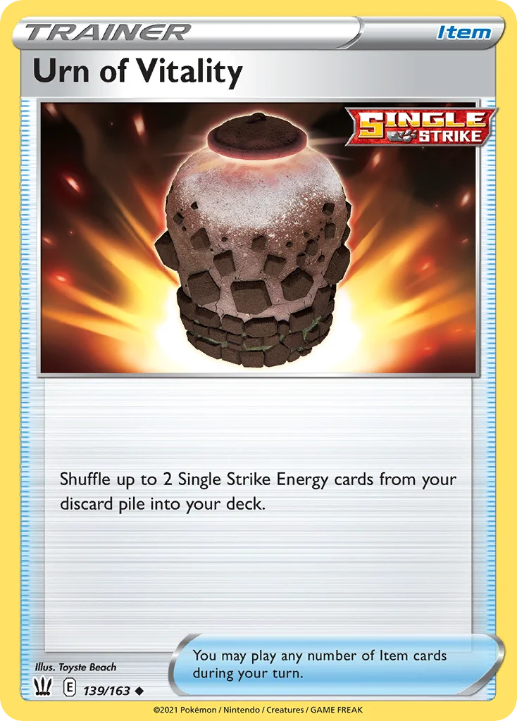Urn of Vitality · Battle Styles