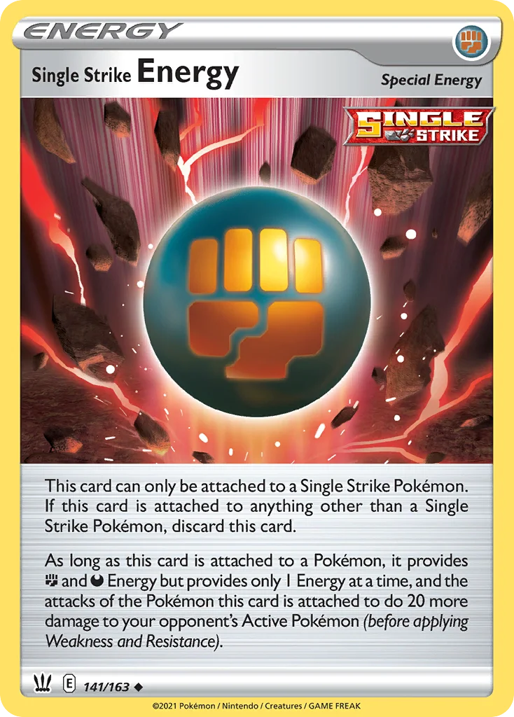 Single Strike Energy · Battle Styles