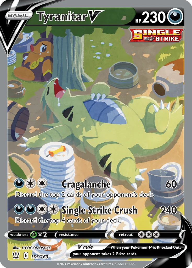 Tyranitar V · Battle Styles
