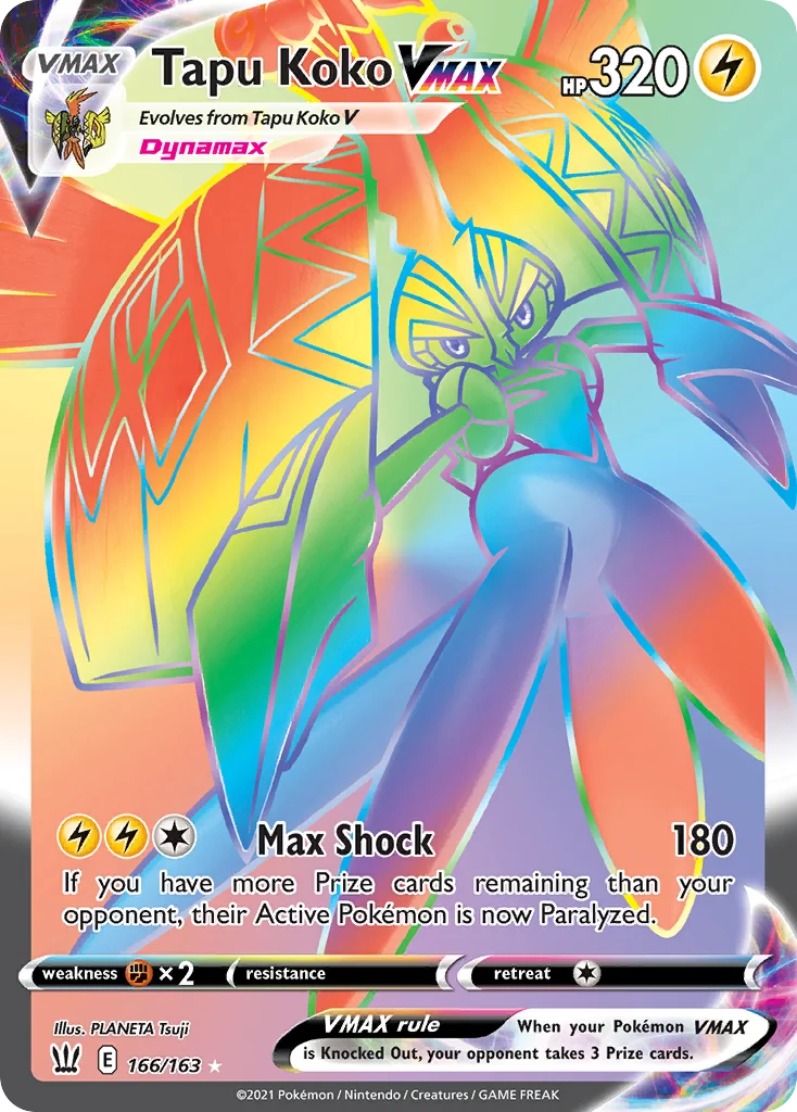 Tapu Koko VMAX · Estilos de Batalha