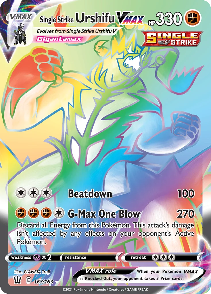 Single Strike Urshifu VMAX · Battle Styles