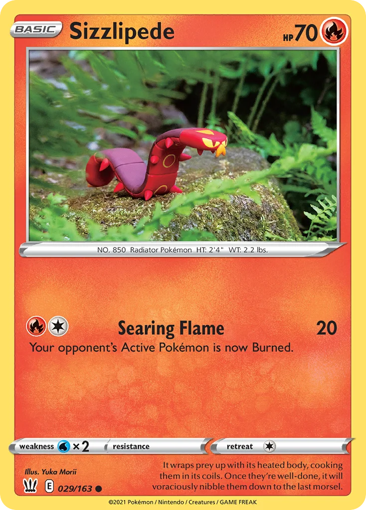 Sizzlipede · Estilos de Batalha