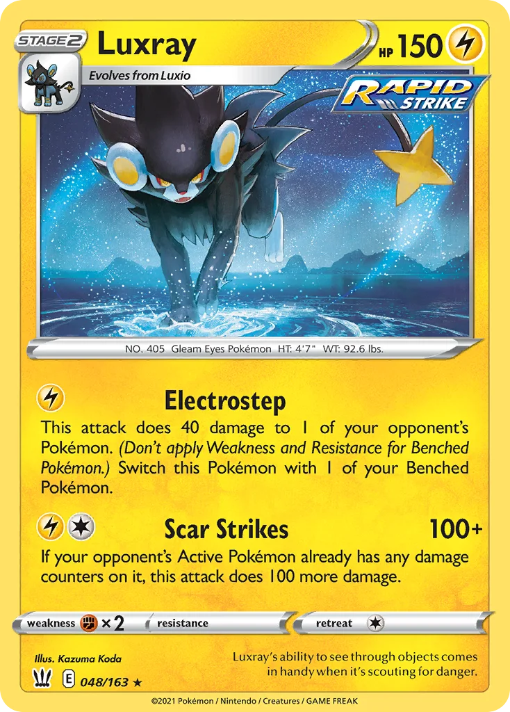 Luxray · Estilos de Batalha