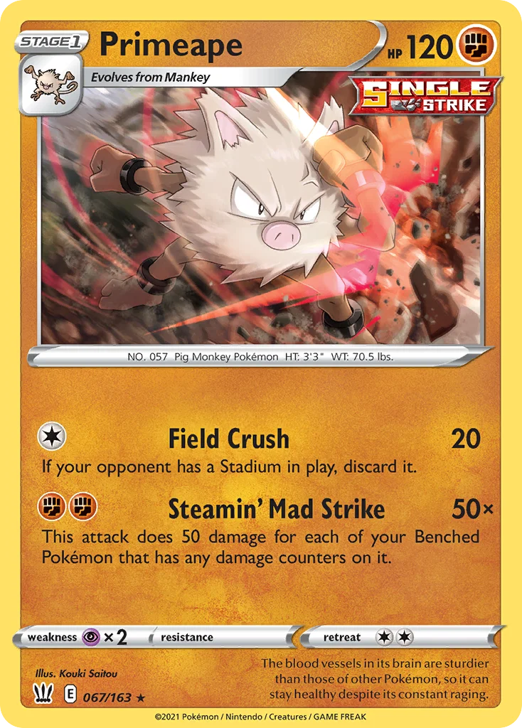 Primeape · Estilos de Batalha
